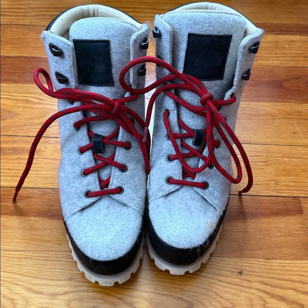 North face waterproof wool snowboots size 8 - Picture 4 of 5